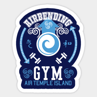 Airbending Gym Sticker